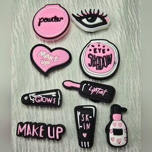 Cosmetic Croc Charms Set - Makeup- NEW WITHOUT TAGS